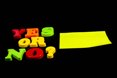 Questions, answers on a bright bà¸ªack background.の写真素材