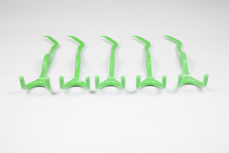 floss toothpick  on white background.の写真素材
