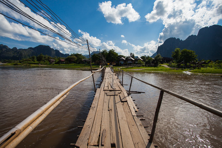 Vang Vieng  Vientiane Laosの写真素材
