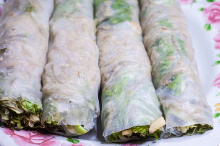 Fresh Spring Rolls and Sweet Sauce