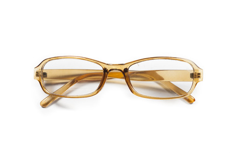 Nerd glasses on  white backgroundの写真素材