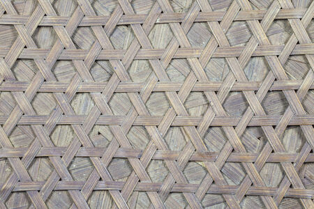 handcraft of bamboo weave pattern  texture and backgroundの写真素材