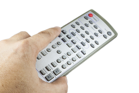 Remote control on a white background.の写真素材