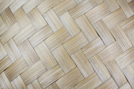 handcraft of bamboo weave pattern  texture and backgroundの写真素材
