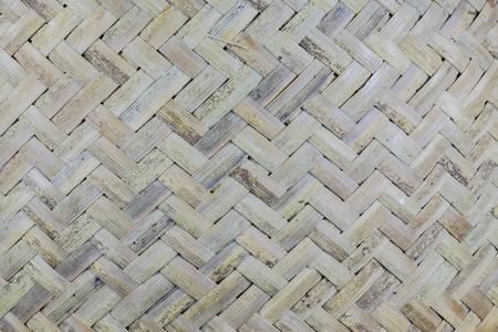 handcraft of bamboo weave pattern  texture and backgroundの写真素材
