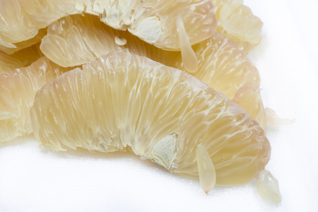 Pomelo on white background.の写真素材