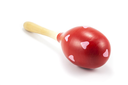 Maracas Shaker on White background