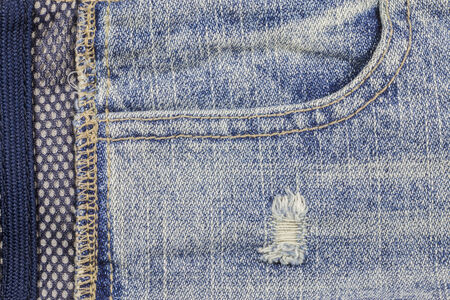 Blue denim jeans texture background