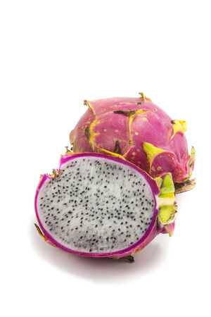 Dragon Fruit  on white background.の写真素材