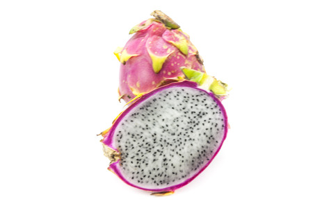 Dragon Fruit  on white background.の写真素材