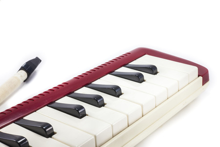 melodion  on white background.の写真素材
