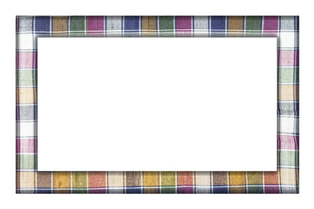 Colorful Thai loincloth fabric backgroundの写真素材