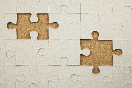 Jigsaw puzzle background.の写真素材