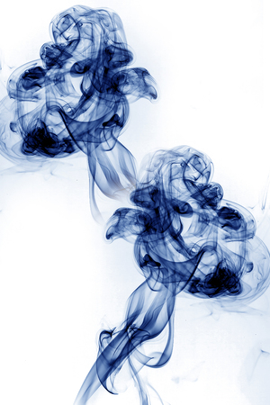 Blue smokeの写真素材