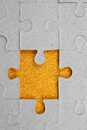 Jigsaw puzzle.の写真素材