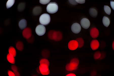 Blurred lights  bokeh at night.の写真素材