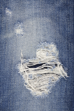 Jeans torn denim texture.の写真素材