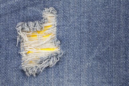 Jeans torn denim texture.の写真素材