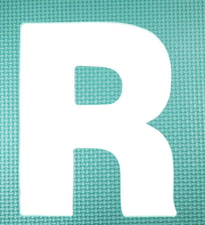 Alphabet foam colorful puzzle.の写真素材