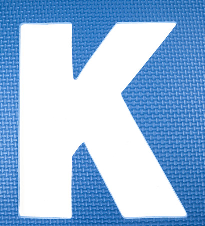 Alphabet foam colorful puzzle.の写真素材