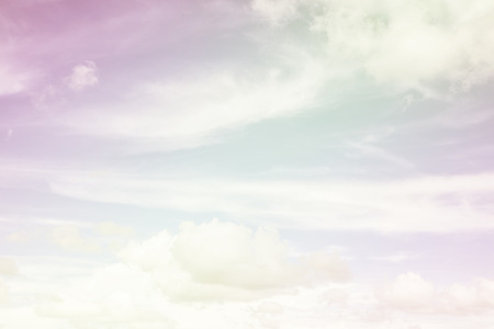 Colorful clouds in the skyの写真素材