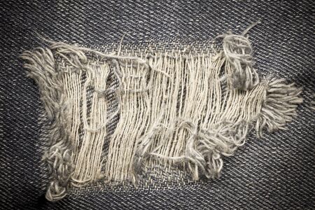 vitage torn denim jeans texture.