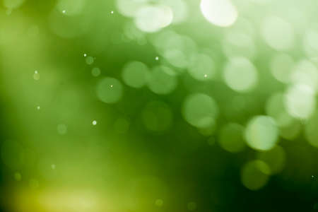 Green lights bokeh background.の写真素材
