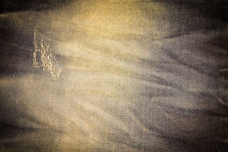 Vintage texture of blue jeans.の写真素材