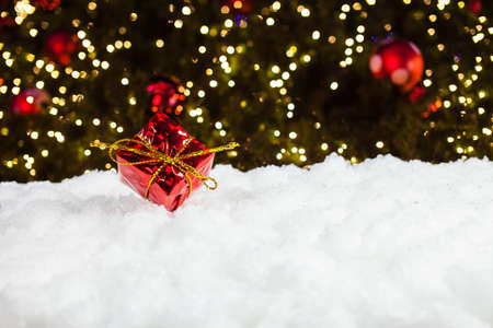 Winter decoration background.の写真素材