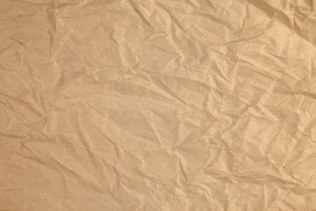 Vintage crumpled recycle paper background.の写真素材