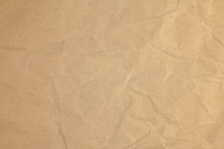 Vintage crumpled recycle paper background.の写真素材