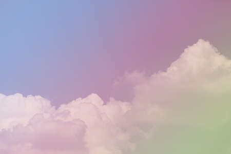 Colorful sky with beautiful clouds.の写真素材