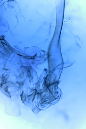 Blue smoke background.の写真素材
