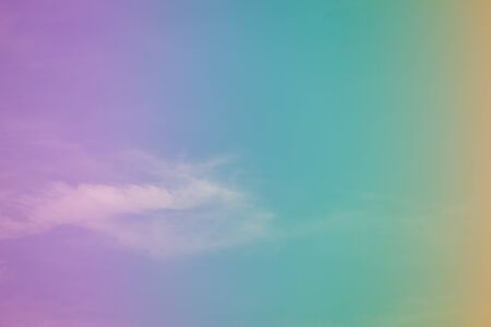 Sky with colorful clouds.の写真素材