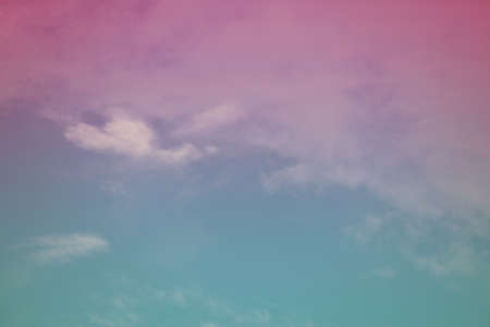 Sky with colorful clouds.