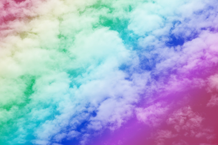 Colorful clouds and sky.の写真素材