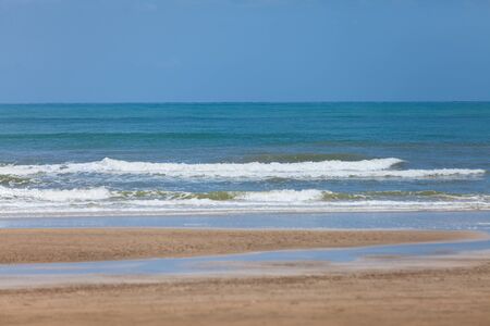 Beach and blue sky, Sea and sky.の写真素材