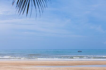Beach and blue sky, Sea and sky.の写真素材