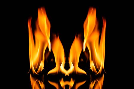 Fire flamesの写真素材