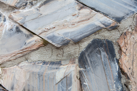 Stone Cladding wall background.の写真素材