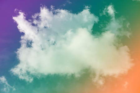 Colorful clouds in the sky.の写真素材