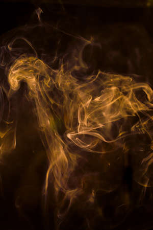 Gold smoke.の写真素材