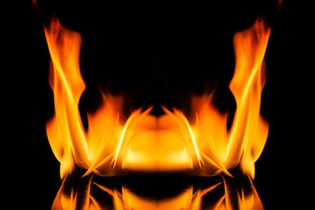 Fire flamesの写真素材