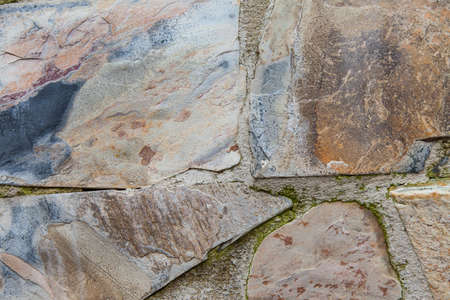 Stone Cladding wall background.