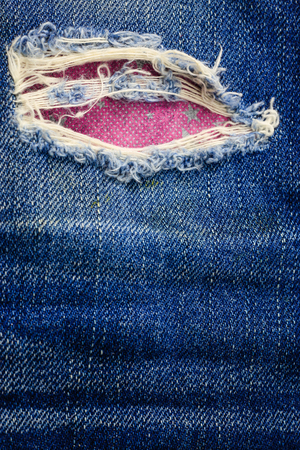 Jeans torn denim texture.の写真素材