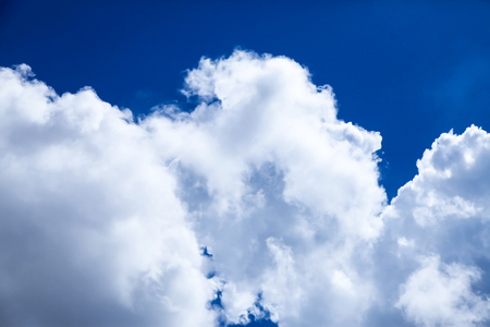 Clouds in the blue sky.の写真素材