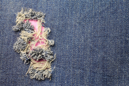 Jeans torn denim texture.の写真素材