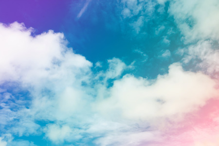 Colorful sky and clouds.