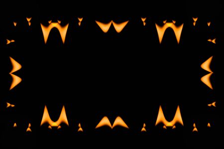 Fire flames backgroundの写真素材