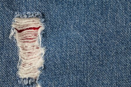 Jeans torn denim texture.の写真素材